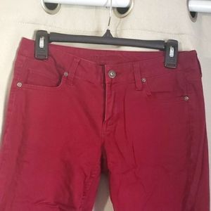 EUC Arizona Burgundy Skinny Jeans
